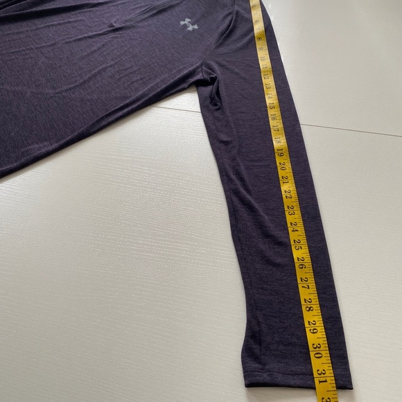 Under Armour Loose Heatgear Half Zip Pullover Men's Purple Size M - Picture 7 of 8